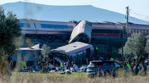 Trains collision
